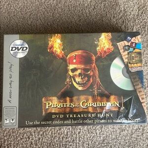 Disney Pirates of the Caribbean DVD Game - Black and Gold
